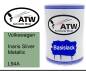 Preview: Volkswagen, Inaris Silver Metallic, L94A: 500ml Lackdose, von ATW Autoteile West.